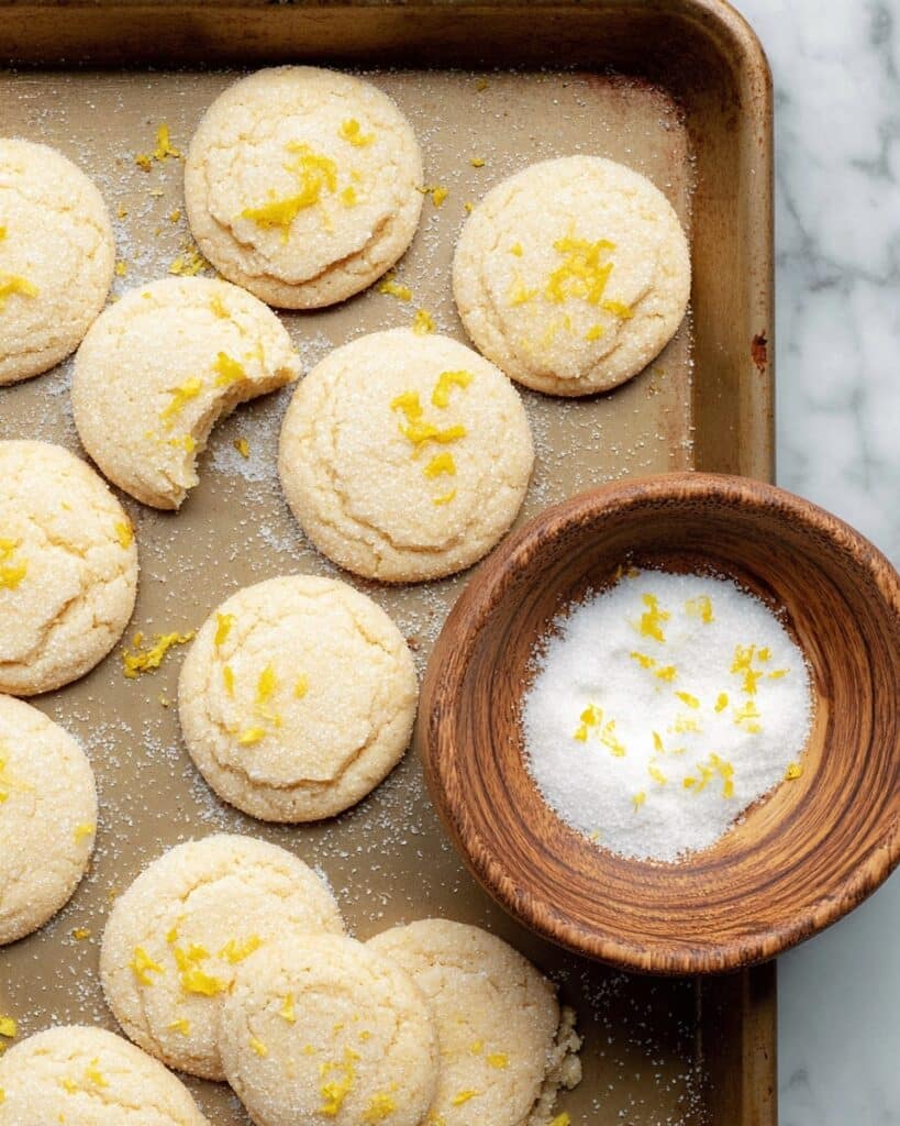 Soft & Chewy Lemon Cookies Recipe