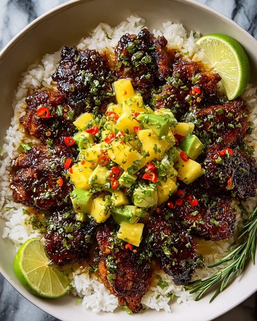 Spicy Pineapple Glazed Chicken with Fresh Pineapple Salsa: Sweet Heat Done Right Recipe