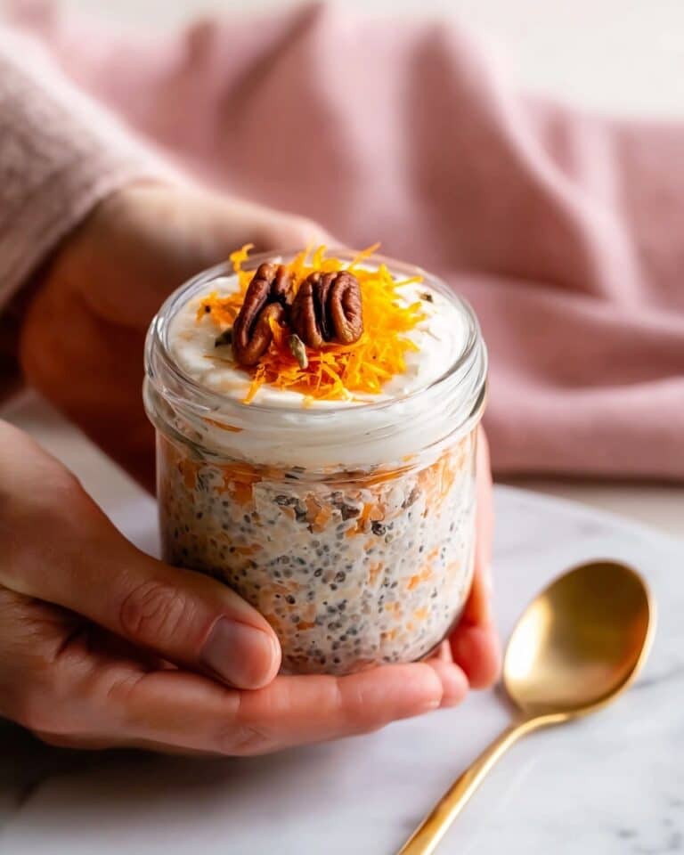 Carrot Cake Overnight Oats Recipe