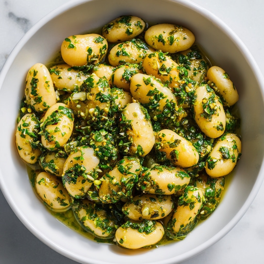 Lemon Garlic Butter Bean Salad Recipe
