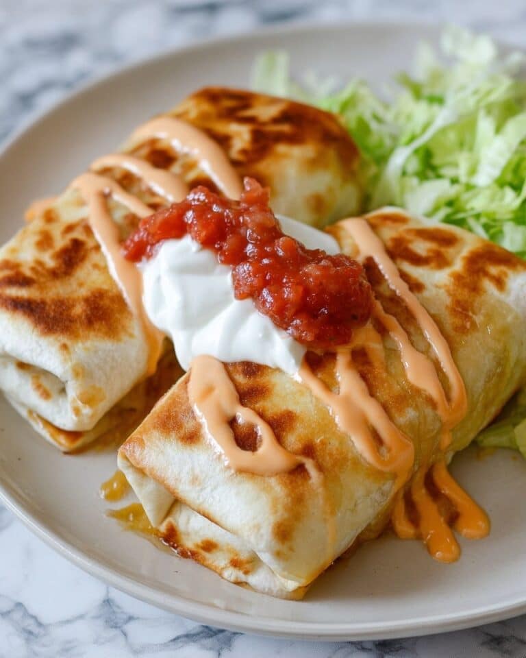 Keto Chicken Chimichanga Recipe