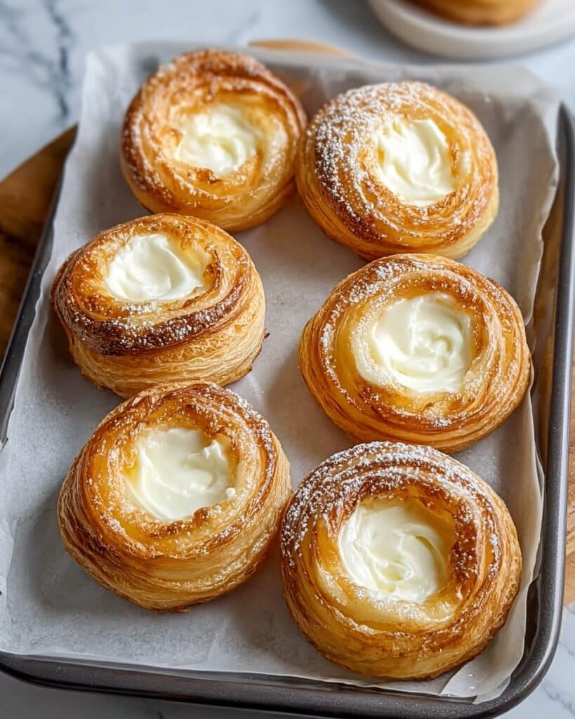 Sourdough Discard Kolaches: Flaky Creamy Filled Pastries Recipe