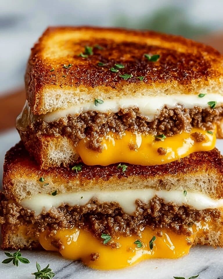Ultimate Cheesy Ground Beef Melt Recipe