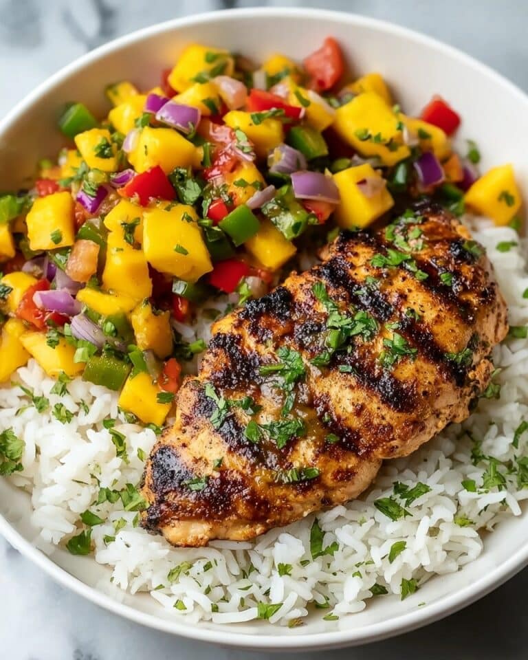 Honey Lime Chicken with Mango Salsa Recipe