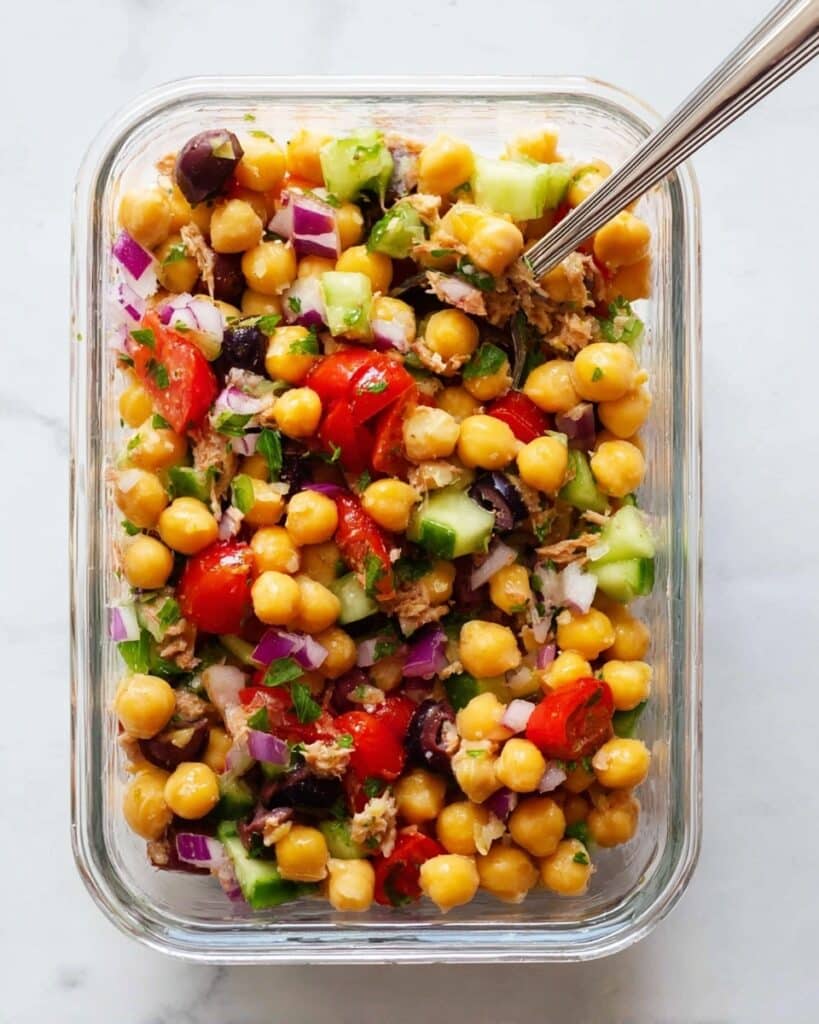 Chickpea Tuna Salad Recipe