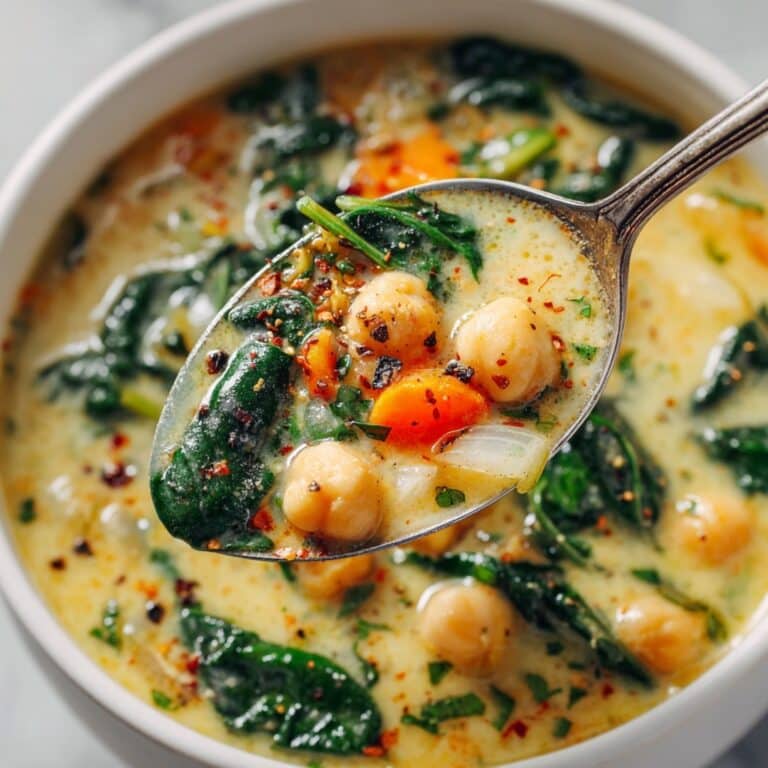 Homemade Greek Lemon Chickpea Soup Recipe