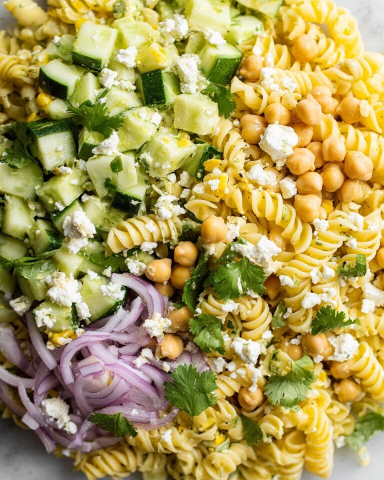 Fresh & Healthy Cilantro Lime Pasta Salad Recipe