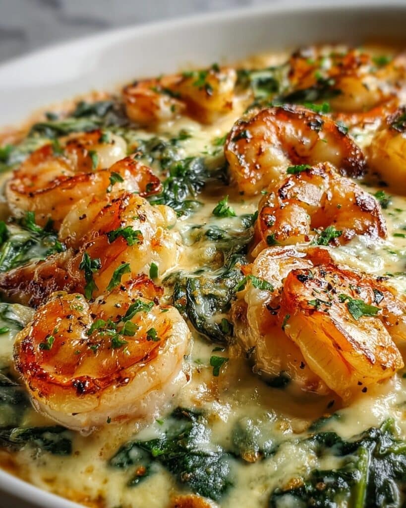 Low-Carb Shrimp Tuscan Bake Recipe