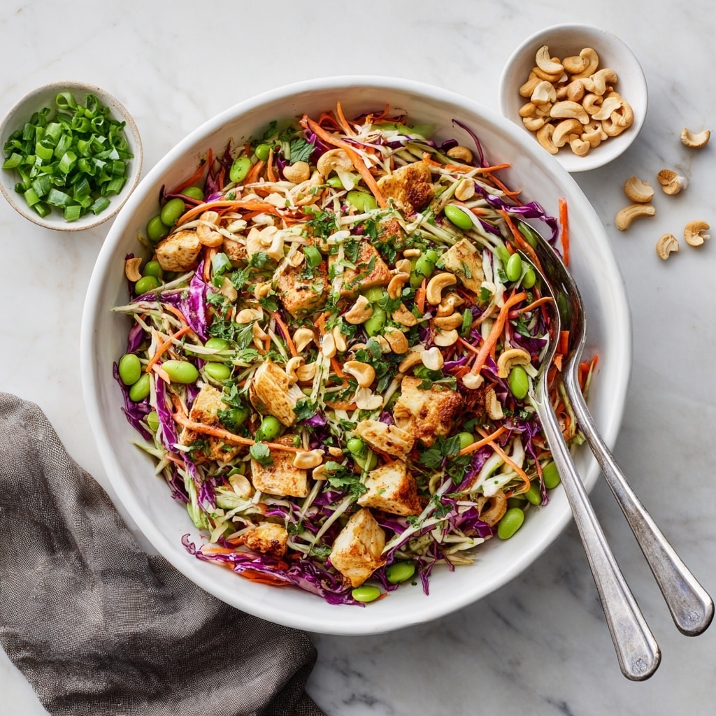 Cashew Crunch Salad with Sesame Dressing Recipe