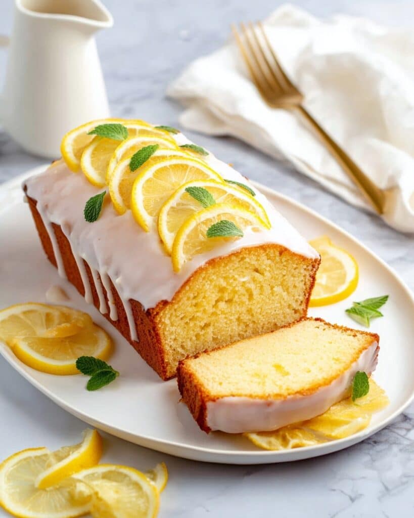 Lemon Loaf Cake with Lemon Glaze Recipe