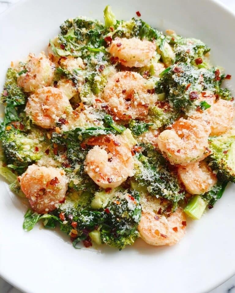 Garlic Shrimp With Broccoli | Keto / Low-Carb Recipe