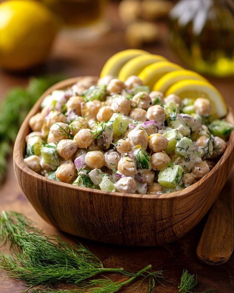 Healthy Tuna Garbanzo Bean Salad Recipe