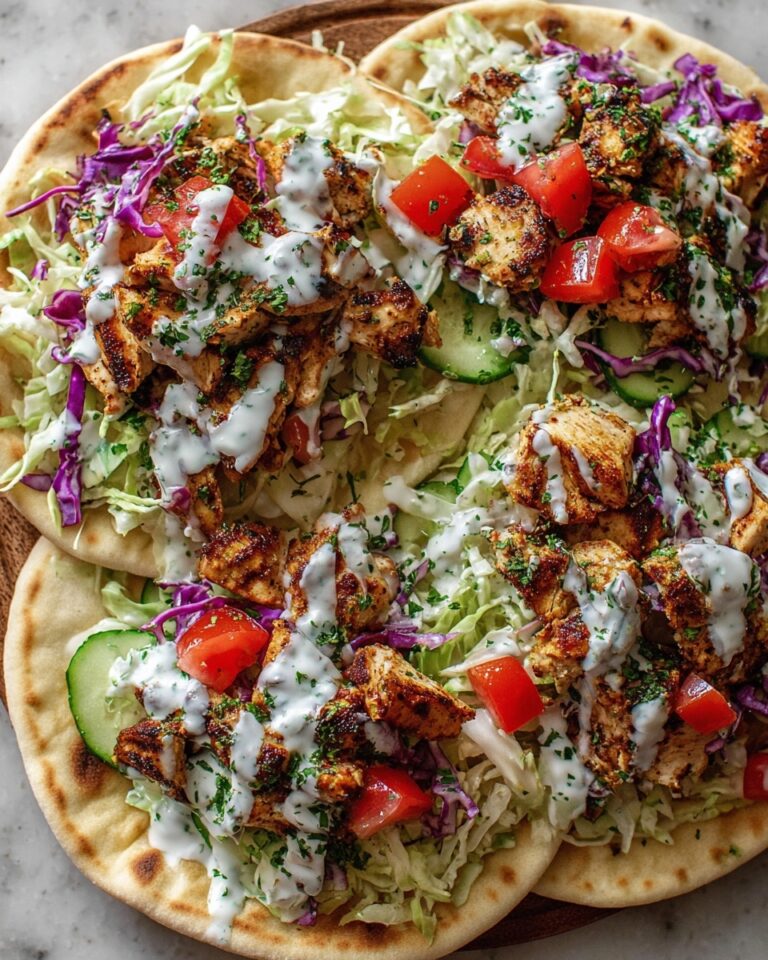 Sheet Pan Chicken Pitas with Fresh Herb Ranch Slaw Recipe