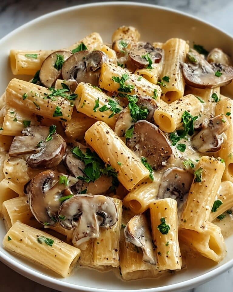 Creamy Tuscan Mushroom Pasta Skillet: Easy Comfort Food Bliss Recipe