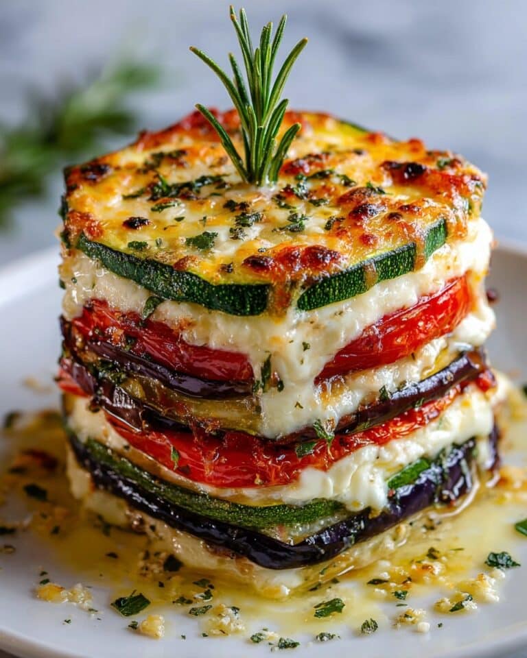 Zucchini and Goat Cheese Stack: A Delicious Layered Recipe! Recipe