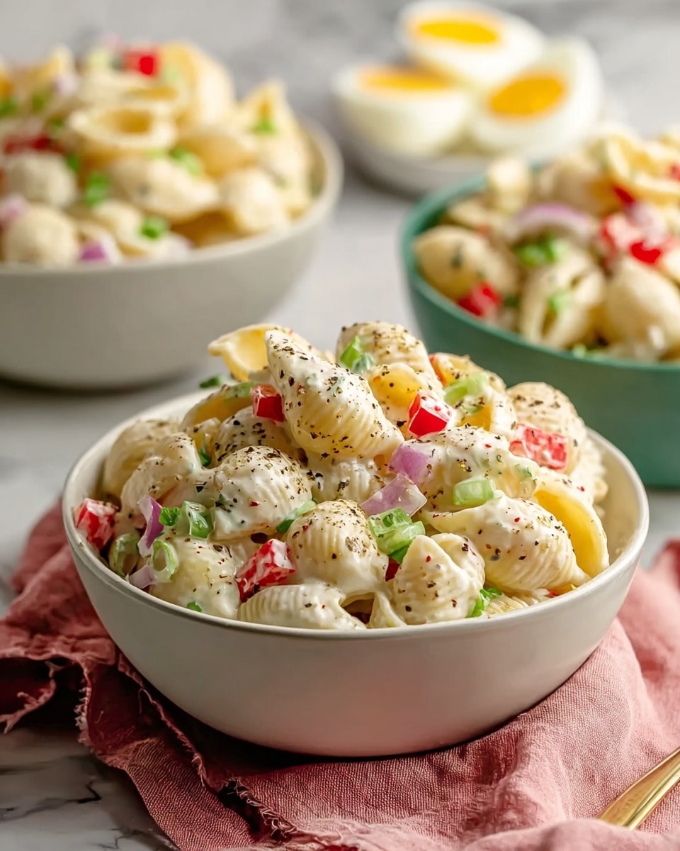 Irresistible Creamy Amish Pasta Salad Recipe